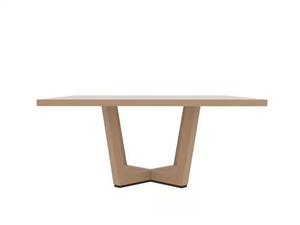 UVES ME3662 / ME3663 - Square oak dining table _ Andreu World